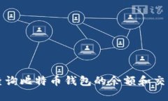 如何查询比特币钱包的余额和交易记录
