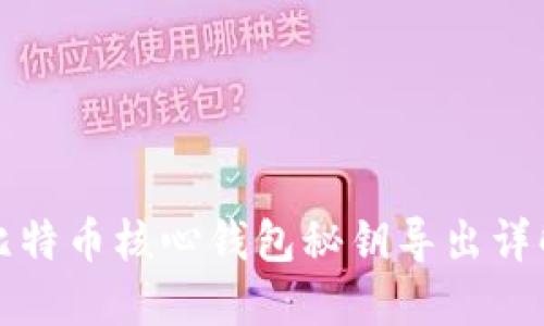 比特币核心钱包秘钥导出详解