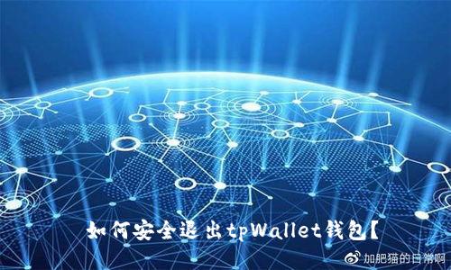  如何安全退出tpWallet钱包？